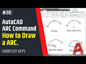 AutoCAD ARC Command | How to Draw an ARC (Easy Way) | Shortcut Key to Draw ARC