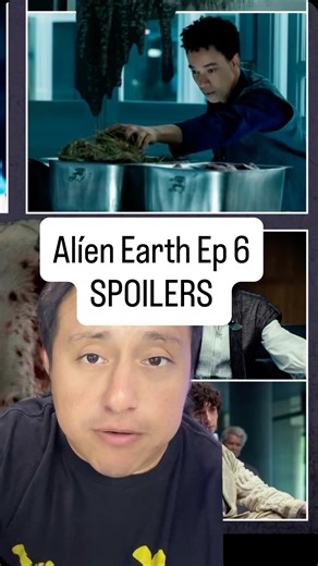 Krmlo on Instagram: "Alíen Earth todos los spoilers del capítulo 6 #alíen #alienearth #Xenomorfo #xenomorph #cthulhutv #prodigycorp #weylandyutani"