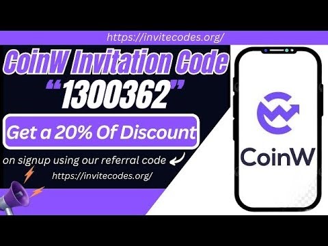 CoinW Exchange Invitation Code [1300362] - Obtain a Fee Rebate of Up to 20%.