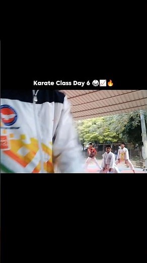 Karate class Day 6 🔥📈🥋 || karate motivation || online karate class || #shorts #trainingmindset