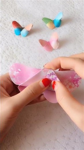 Easy Origami Butterfly! 🦋 Beautiful Paper Craft in 5 Minutes (Simple DIY)