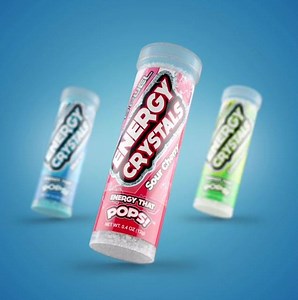 ⚡️G FUEL ENERGY CRYSTALS ⚡️ JULY 3RD. #GFUELPOP💥RETURNS!!! What are they? They’re the EDIBLE ENERGY THAT POPS!!! 🍒 Caffeine-Enhanced 🍏 Vitamin Antioxidant Focus Amino-Fortified ❄️ Sugar-Free MORE INFO: http://GFUEL.com/pages/energy-crystals | G FUEL