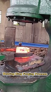 1M views · 3.5K reactions | Bearing Ring Forging Process #auto #production #manufacturing #forging #automobile #mechanicsteve | Mechanic Steve | Facebook