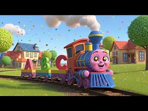 Tren del ABC Rodando por la Ciudad 🚂🏙️ | Aprende el Abecedario para Niños | Canción Educativa ABC