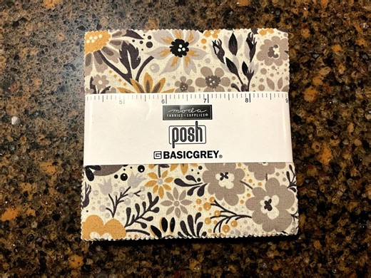 Posh 5” Charm Pack From Basic Grey for Moda Fabrics - Etsy Australia