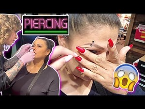 I Convinced My Mom To Get A Piercing!! LOL