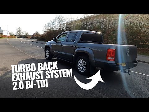 Darkside Developments 2.5" Turbo Back Exhaust System for VW Amarok 2.0 Bi-TDI