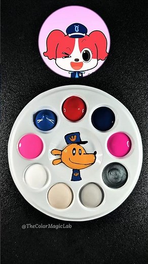 Sprunki OC Color Mixing 🫠 Dog Man 🐕‍🦺 #sprunki #dogman #colormixing