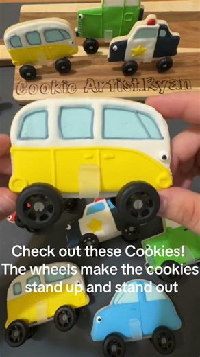 Check out these cookies we made together on Tik Tok Live. These cookie stands make your cookies stand up and stand out. The wheels actually spin and they turned these basic cookies into cute party favors for a kids birthday! #selftaught #selfproclaimed #cookieartist #southerncalifornia #cookies #cookiehack #goalachieved #fyp #tiktok #royalicing #sugarcookiesoftiktok #cookie #followmefollowyou #thankyou #1m #cookietok