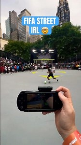 FIFA Street IRL Filmed On A PSP 🤯🎮