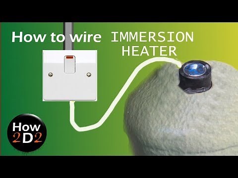 How to wire an immersion heater WATER HEATER WIRING MCB CABLE SIZE and THERMOSTAT