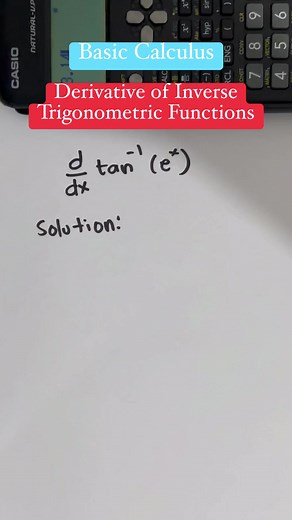Derivative of Inverse Trigonometric Functions #basic Calculus | Prof Math Wizard