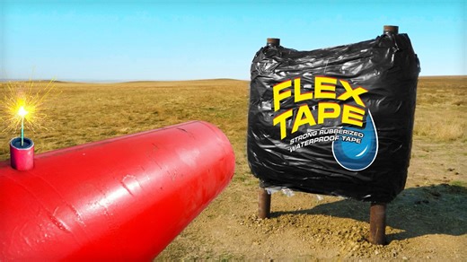 Can Flex Tape actually stop a cannonball? We fired one to find out