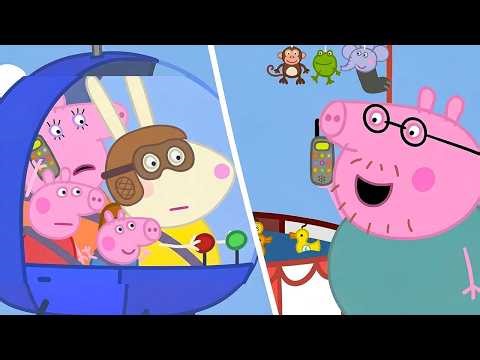 Peppa Pig - Miss Rabbit's Helicopter 🚁 FULL EPISODE - English Shows & Cartoons