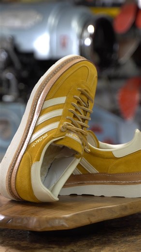 KW Shoe Repair on Instagram: "Recrafted Adidas sneakers, rebuilt from the inside out. Leather midsoles for proper structure, finished with a durable rubber sole for real wear. Same classic look, but now they’re resoleable and made to last. If you want your pair recrafted like this, link in bio."