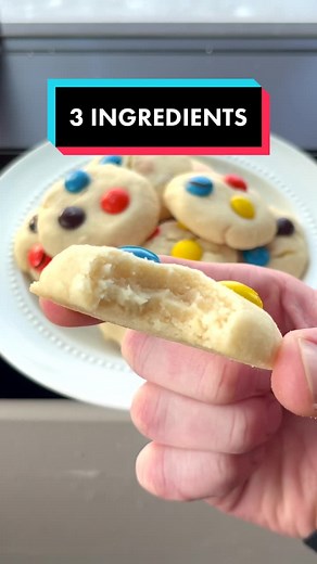 3 Ingredient Sugar Cookies: Easy Baking Recipe