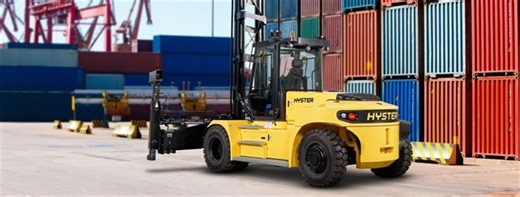 Hyster launches new electric empty container handler, United Kingdom. News story in Forkliftaction News