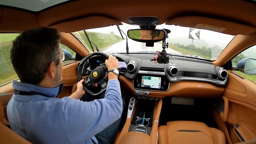 Driving the Ferrari GTC4 Lusso in Italy