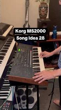 Korg MS2000 Song Idea 28 VINTAGE SYNTH SOUNDS and MUSIC #asmr #synth #jazz #rock #trance
