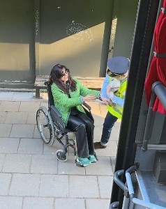 1.8M views · 75K reactions | Helping a Wheelchair User Get on the Bus: A Simple Act of Kindness | Street Belle Fashion | Facebook