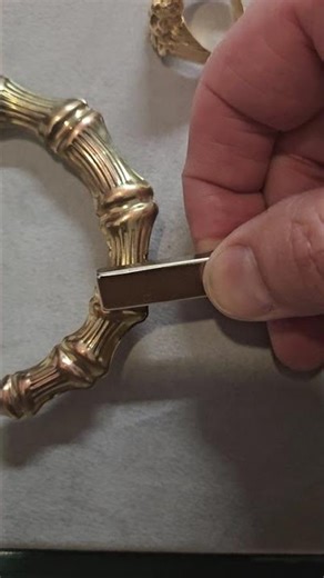 At home test for gold #contemporaryjewels #science