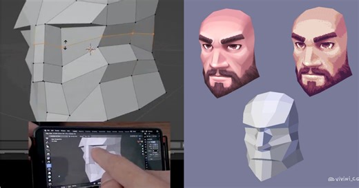 Artist Shows Making 3D Models in Blender on Phone is Possible