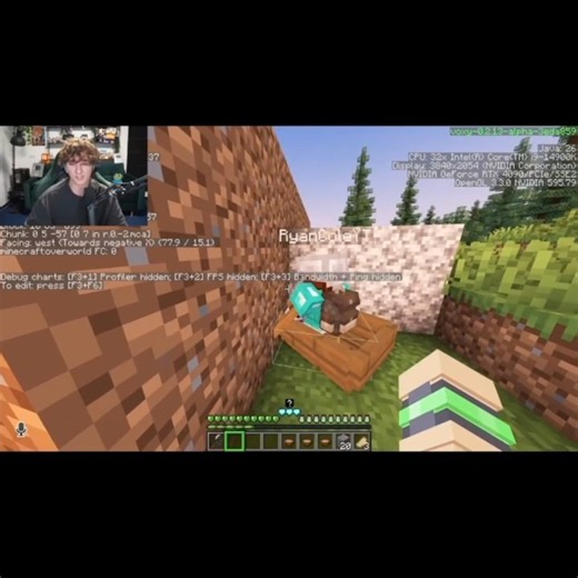 Platin traps Ryan with a boat | mc Heroes 3 #minecraft #heroes #platin2 #ryanxcole