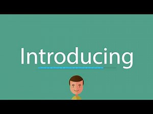 Introducing pronunciation