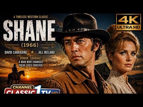 Shane (1966) | David Carradine | 4K HDR | Channel Classic 1 TV HD