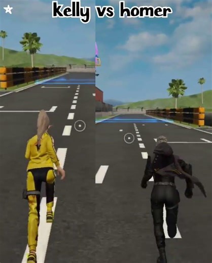 Kelly vs Homer running ability test