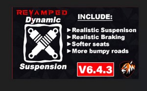 [ETS2]改进的动态悬架 V6.4.3.2 [1.48.x]丨Revamped Dynamic Suspension V6.4.3.2 [1.48.x]