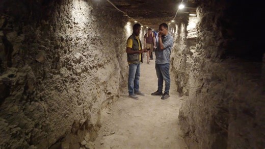 Tunnels Under The Step Pyramid In Egypt