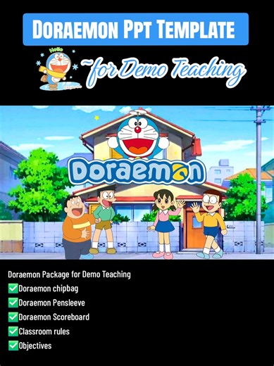 ALL-IN Doraemon Package – perfect for making learning FUN & memorable! ✔️