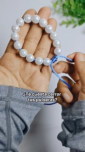 Guardá este video si siempre batallas para cerrar tus pulseras 💾💙 #tutorialbisuteria #diyjoyería #pulserasfaciles #aprendebisuteria #tipsdebisuteria | Aprende Haciendo