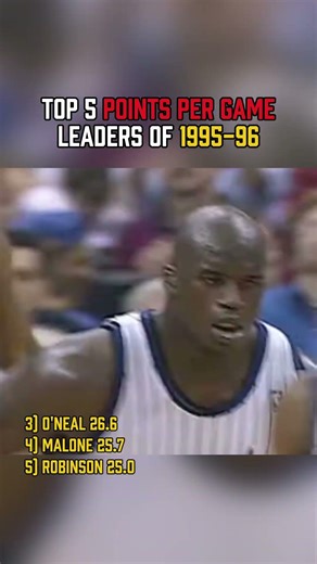 The 1995-96 Scoring Leaders Were INSANE 😳