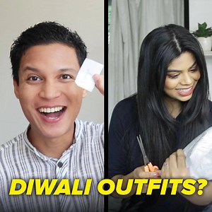 Shreya, Vishal and Aishwarya put a Diwali themed spin on the Mystery Box Challenge! They surprised each other with special Diwali outfits.How do you think they did? | BuzzFeed India