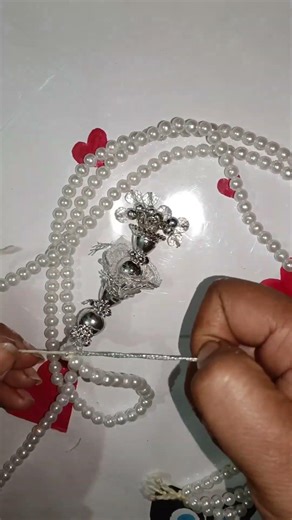 Diy beautiful trending hair accessory ❤️✨ #diy #plslikesubscribe #trending