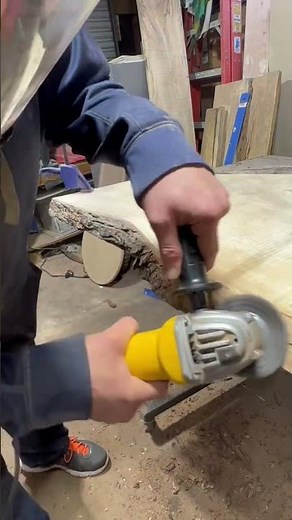 Live Edge Bark Removal. A Few Ways , Draw Knife, Wire Wheel , Chisel , and Sander.