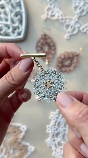 #tattingdesign #weaving #tatting #frivolite