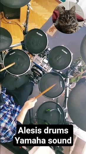 💯 Alesis DM10 drum KIT + Yamaha sound module MU80 experiment. #Yamaha #Alesis