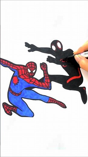 Spider-man BRAND NEW DAY #spiderman #coloringbook #drawing #spiderman4 #marvel #shorts #drawings