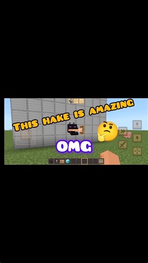 This Minecraft hake is amazing🤔😱#short #gaming #minecraft
