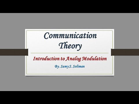 Analog Modulation (01 - Introduction)