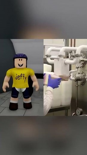 JEFFY Sings In ROBLOX! (FUNNY) 😅😂🤣 #shorts