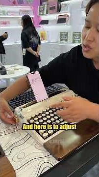 A keyboard inspired by classic typewriters