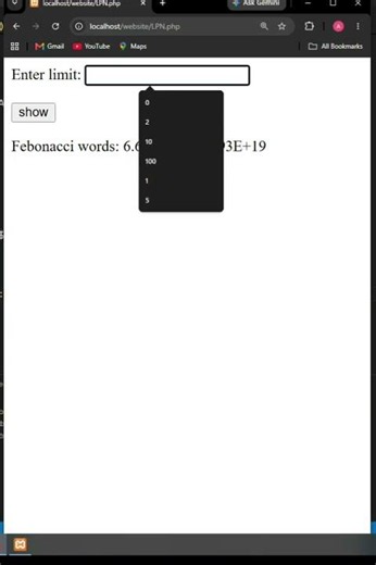 php | Euler project 'fibbonacci words' | CodeLearning