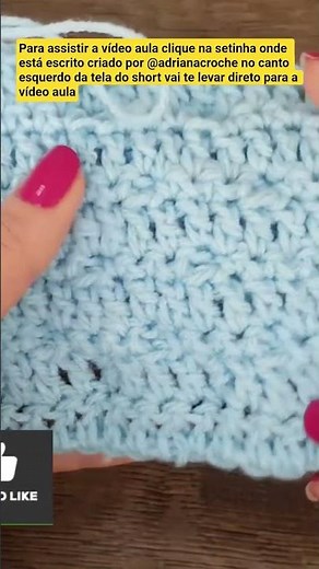 Crochet diamond stitch. The video tutorial is now available!