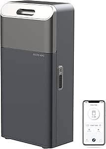 Extra Large Wall Mount Mailbox 9.9 x 8.9X 37.8 in, Delivery Box for Packages Smart Lock 4 Ways to Unlock,Package Delivery Boxes for Outside Porch Office