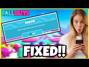 FALL GUYS NETWORK ERROR FIX | EPIC GAMES PROBLEM IN FALL GUYS | FALL GUYS ISSUE | FAILED TO LOGIN