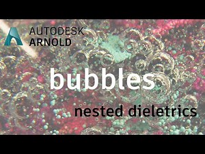 Arnold tutorial - Rendering bubbles using nested dielectrics in MtoA